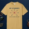 all-over-the-map-tee-mustard-front All Over the Map Tee in Mustard, front view