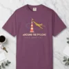 around-the-pylons-tee-berry-front Around the Pylons Tee in Berry, front view
