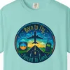 born-to-fly-dusk-patch-tee-chalky-mint-chest Born to Fly Dusk Patch Tee in Chalky Mint, close-up
