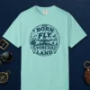 Born to Fly Roundel Tee in Chalky Mint, front view