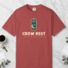 crew-rest-tee-crimson-front Crew Rest Tee in Crimson, front view