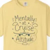 Cruise Altitude Airliner Tee in Butter, close-up