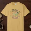 Cruise Altitude Smiling Jet Tee in Mustard, front view