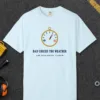 Dad Checks the Weather Tee in Chambray, front view