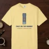 First on the Runway Tee in Butter, front view