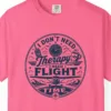 Flight Time Badge Tee in Crunchberry, close-up
