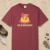 fly-in-breakfast-tee-chili-front Fly-In Breakfast Tee in Chili, front view