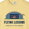 flying-lessons-tee-butter-chest Flying Lessons Tee in Butter, close-up
