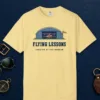 flying-lessons-tee-butter-front Flying Lessons Tee in Butter, front view