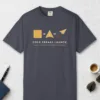 fold-crease-launch-tee-navy-front Fold Crease Launch Tee in Navy, front view