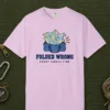 folded-wrong-tee-orchid-front Folded Wrong Tee in Orchid, front view