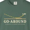 Go-Around Tee in Blue Spruce, close-up