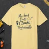 Head in the Clouds Tower Tee in Butter, front view