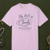 head-in-the-clouds-wings-tee-orchid-front Head in the Clouds Wings Tee in Orchid, front view