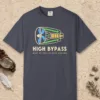High Bypass Tee in Navy, front view