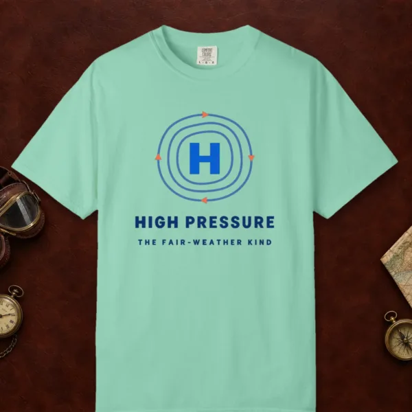 High Pressure Tee in Island Reef, front view