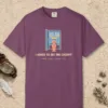 I Asked to See the Cockpit Tee in Berry, front view