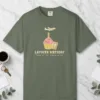 Layover Birthday Tee in Moss, front view