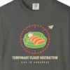 Nap in Progress Tee in Pepper, close-up