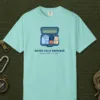 Never Fully Unpacked Tee in Chalky Mint, front view