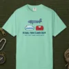Nurse Then Cabin Crew Tee in Island Reef, front view