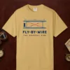 original-fly-by-wire-tee-mustard-front Original Fly-by-Wire Tee in Mustard, front view