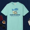 Passed the Written Tee in Chalky Mint, front view