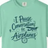 pause-conversations-trainer-tee-island-reef-chest Pause Conversations Trainer Tee in Island Reef, close-up