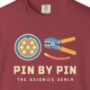 Pin by Pin Tee in Chili, close-up
