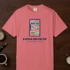 Postcard from Every Stop Tee in Watermelon, front view