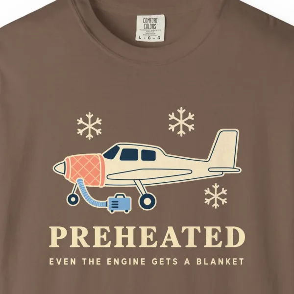 Preheated Tee in Espresso, close-up