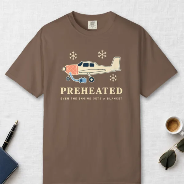 Preheated Tee in Espresso, front view