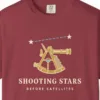 Shooting Stars Tee in Chili, close-up