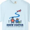 show-center-tee-chambray-chest Show Center Tee in Chambray, close-up