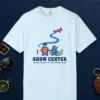 show-center-tee-chambray-front Show Center Tee in Chambray, front view