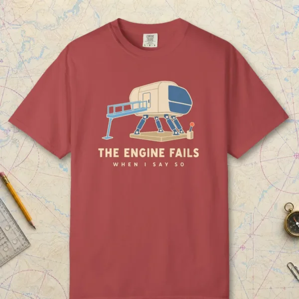 Sim Instructor Tee in Crimson, front view