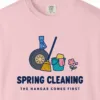 spring-cleaning-tee-blossom-chest Spring Cleaning Tee in Blossom, close-up