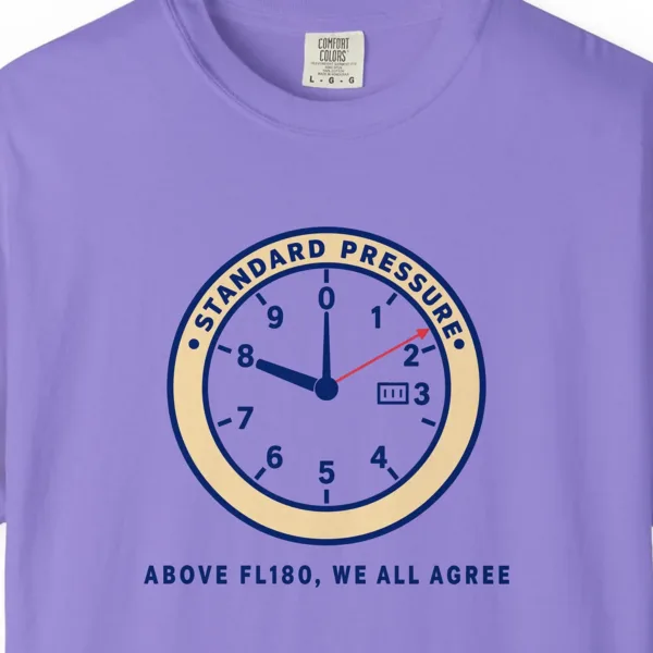 standard-pressure-tee-violet-chest Standard Pressure Tee in Violet, close-up