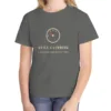 still-climbing-kids-tee-pepper-front Still Climbing kids tee in Pepper, Comfort Colors 9018 youth tee, front view