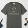 still-climbing-tee-pepper-front Still Climbing Tee in Pepper, front view