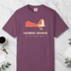 Tailwheel Endorsed Tee in Berry, front view