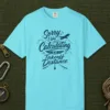 takeoff-distance-airliner-tee-lagoon-blue-front Takeoff Distance Airliner Tee in Lagoon Blue, front view