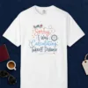 takeoff-distance-heart-route-tee-white-front Takeoff Distance Heart Route Tee in White, front view