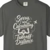 Takeoff Distance Yoke Night Tee in Pepper, close-up