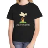 That One's an Airplane kids tee in Black, Comfort Colors 9018 youth tee, front view