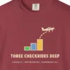 three-checkrides-deep-tee-chili-chest Three Checkrides Deep Tee in Chili, close-up