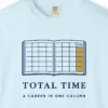 total-time-logbook-tee-chambray-chest Total Time Logbook Tee in Chambray, close-up