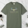 Trimmed for Cruise Tee in Moss, front view