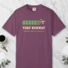 turf-runway-tee-berry-front Turf Runway Tee in Berry, front view
