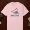 Warm Front Holiday Tee in Blossom, front view